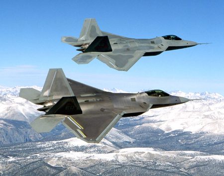 American F-22 fighter jets landed at air base in Israel