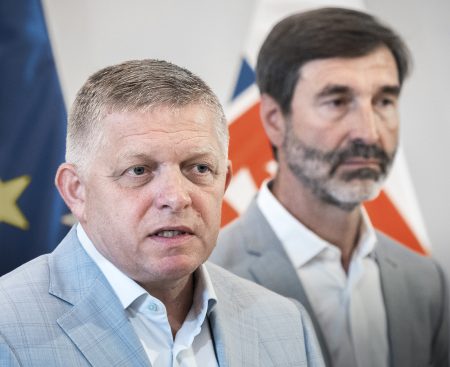 Robert Fico a Juraj Blanár.