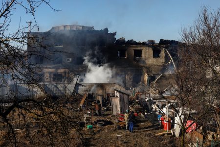 Infrastructure targeted in Russian attack overnight