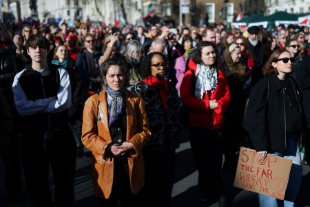 Reform UK leads polls, London responds with big protest