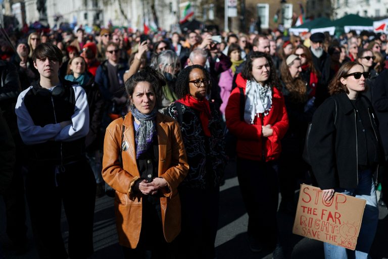 Reform UK leads polls, London responds with big protest