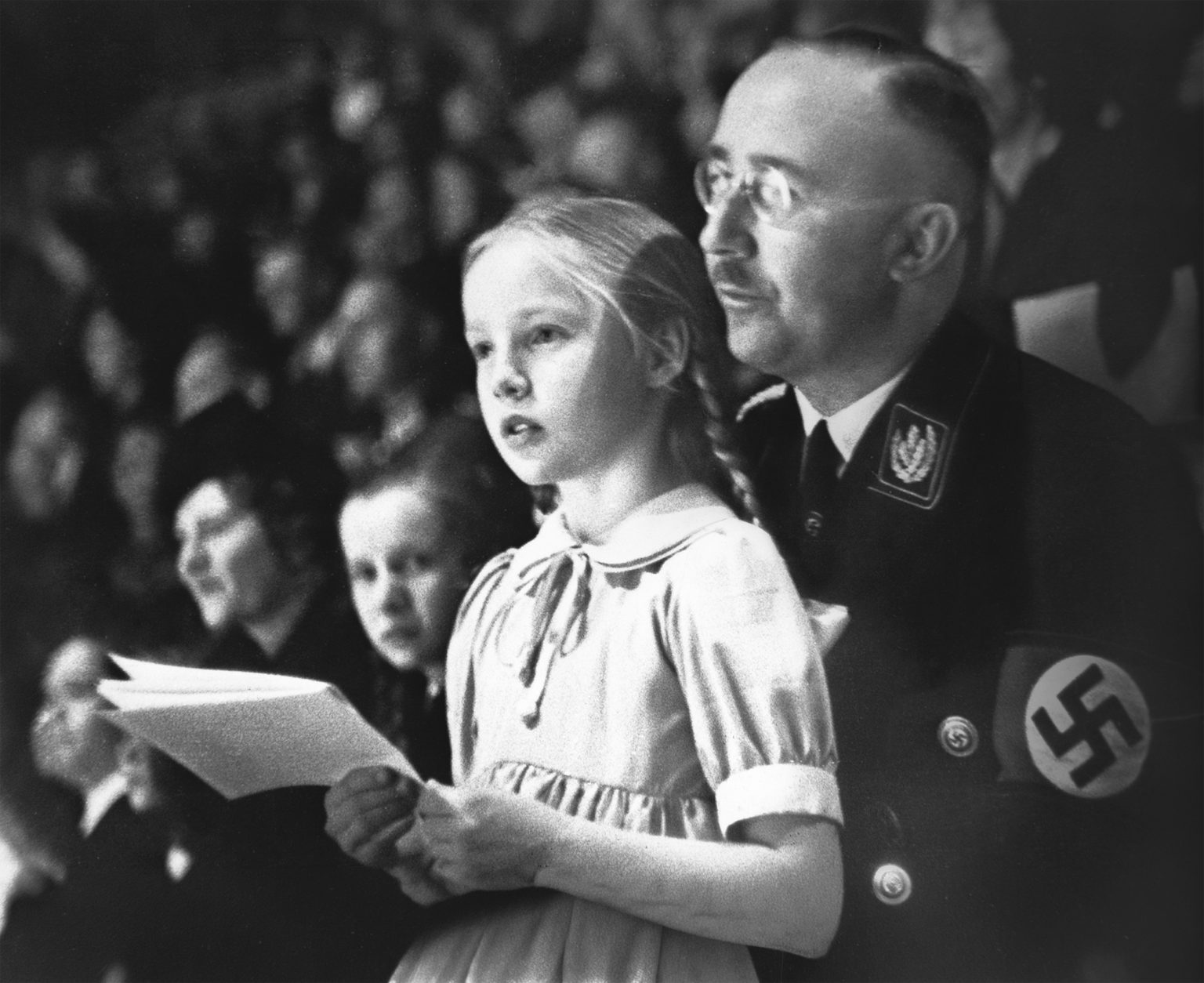 Heinrich Himmler with his daughter Gudrun. Photo: ullstein bild/ullstein bild via Getty Images