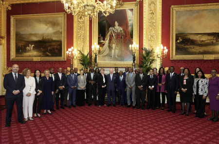 King Charles criticised over photo beneath slave-linked portrait