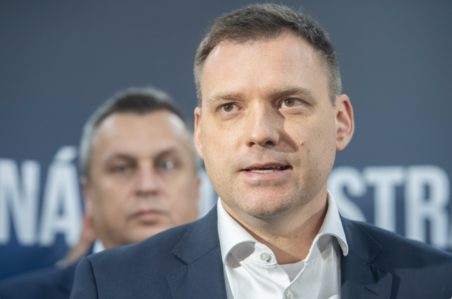 Andrej Danko a Tomáš Taraba (v popredí). Foto: Martin Baumann/TASR