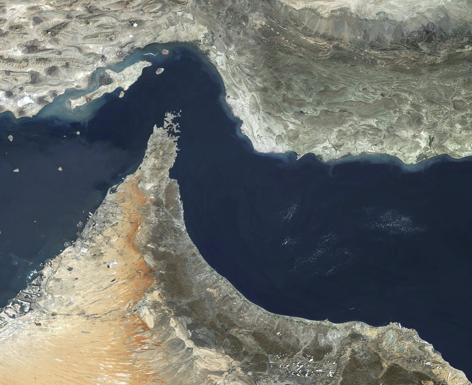 Hormúzsky prieliv. Foto:Gallo Images/Orbital Horizon/Copernicus Sentinel Data 2025