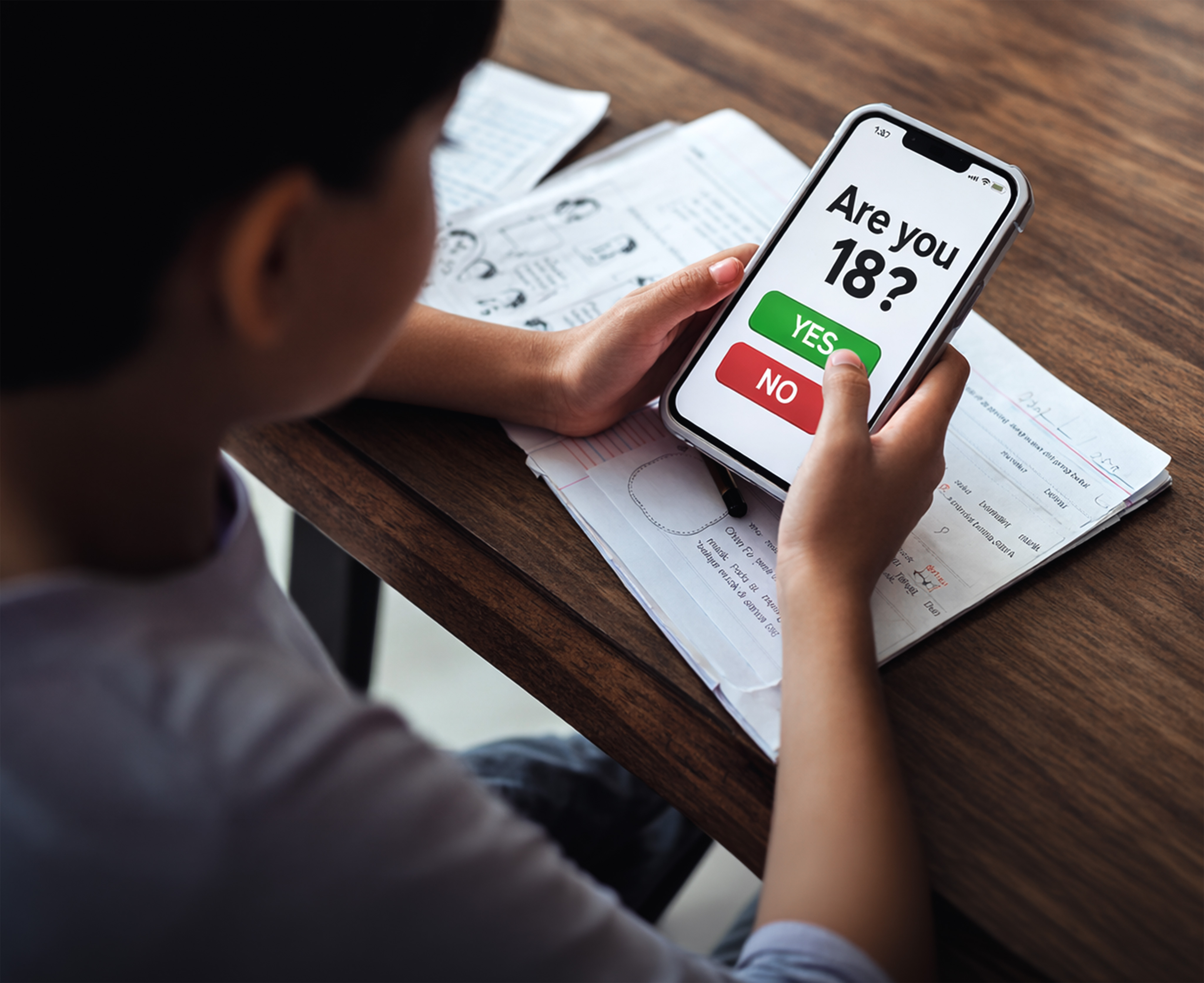 In California, your computer wants to know your age