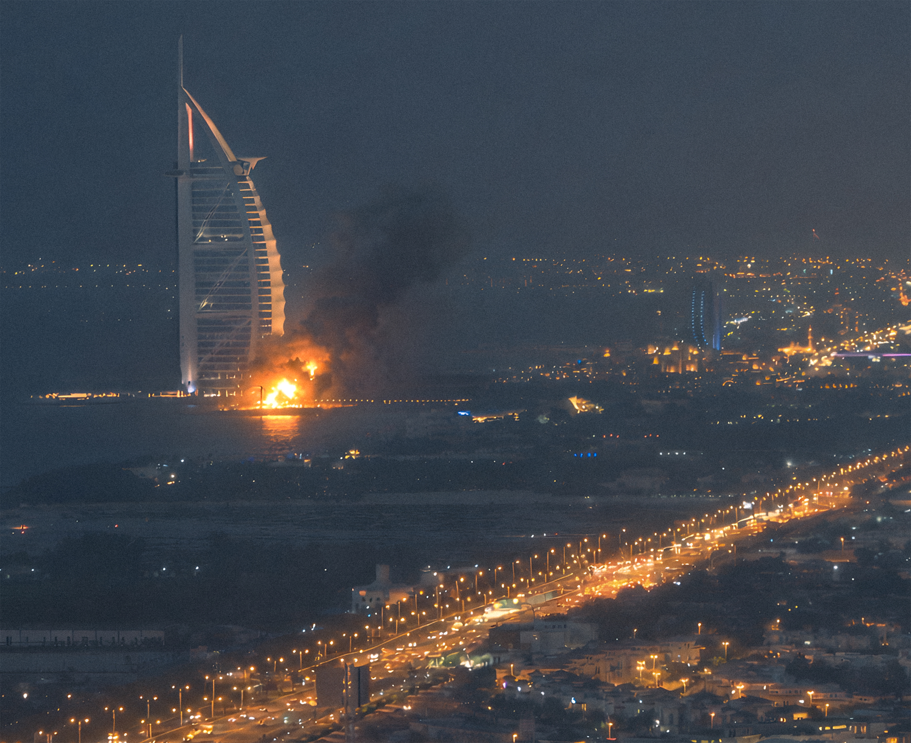 After Iran’s attack: debris and panic shake Dubai’s calm