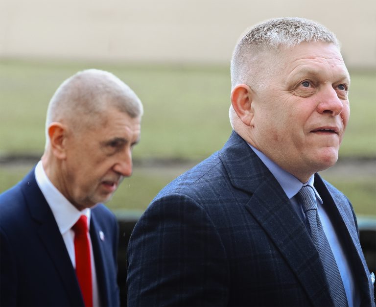 Andrej Babiš a Robert Fico. Foto: Robert Nemeti/Getty Images