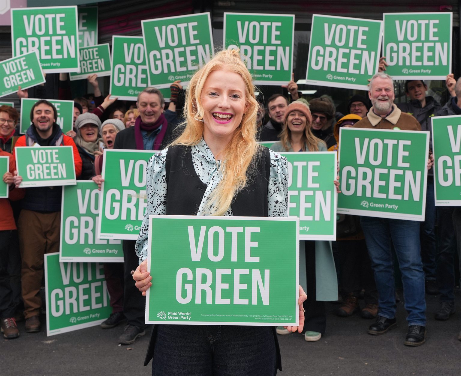 Green Party candidate Hannah Spencer and other smaller parties are reshaping the political landscape in Great Britain, winning constituencies from the established parties. Photo: Christopher Furlong/Getty Images