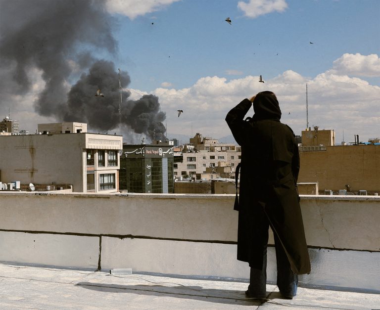 Smoke rises over Tehran after Israeli air strikes. Photo: Majid Asgaripour/WANA/Reuters