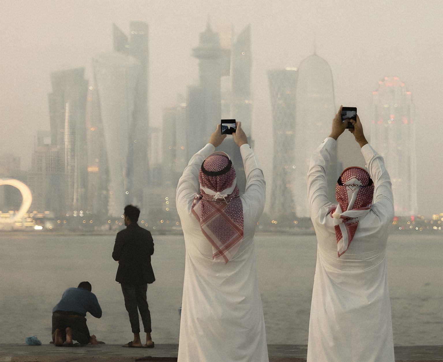 Qatari authorities arrested more than 300 people for sharing images and what officials described as ‘misleading information’ during Iranian attacks on the country. Photo: Lintao Zhang/Getty Images