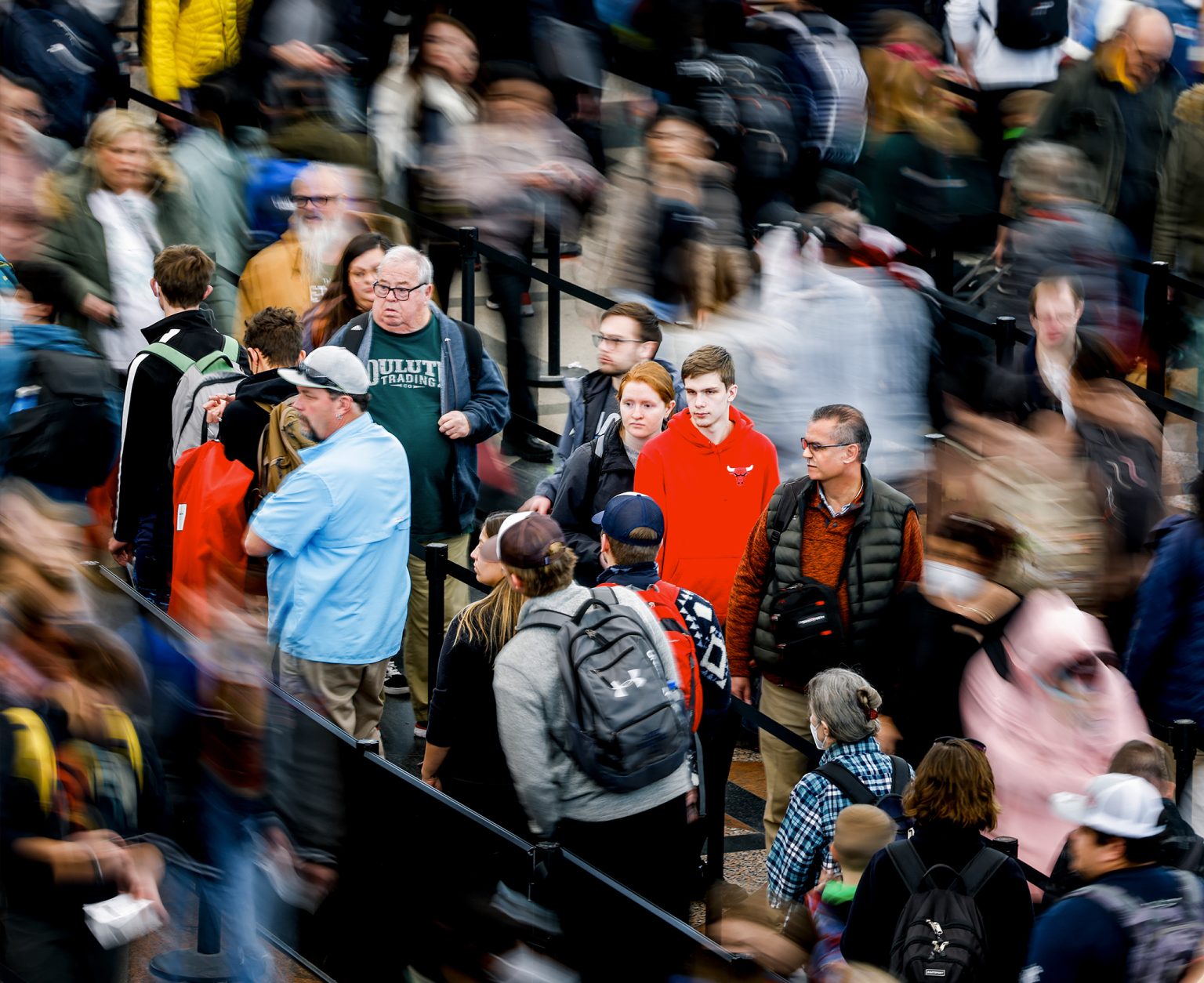 Airports across the United States are being disrupted by a political standoff in Washington over voting rules. Photo: Michael Ciaglo/Getty Images