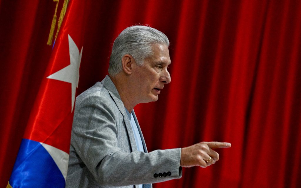 Cuban President Miguel Díaz-Canel. Photo: Adalberto Roque/Reuters