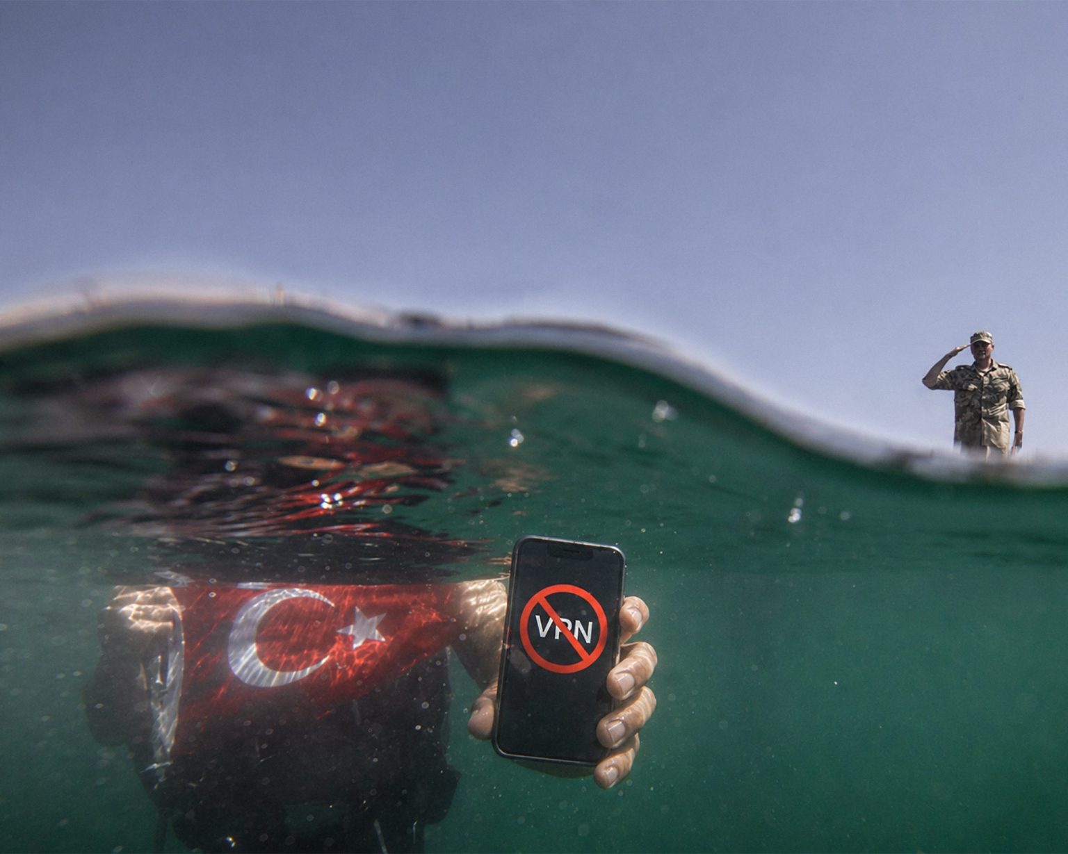Will Turkey ban VPNs? Photo: Sebnem Coskun/Anadolu/Getty Images and ChatGPT