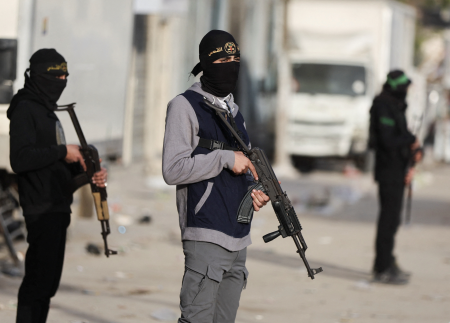 Hamas has made disarmament conditional on a complete Israeli withdrawal