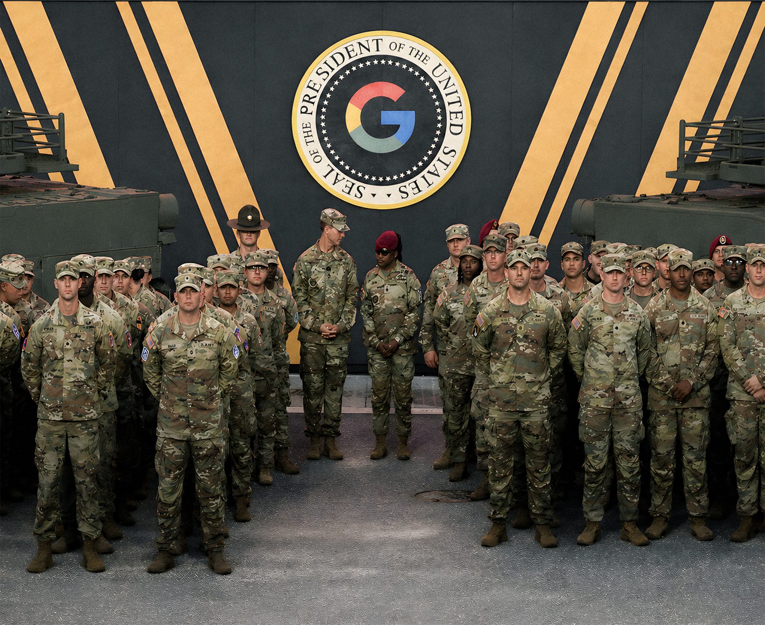Google is reportedly expanding ties with the Pentagon, allowing its AI models to be used for classified government operations. Photo: Andrew Harnik/Getty Images/AI