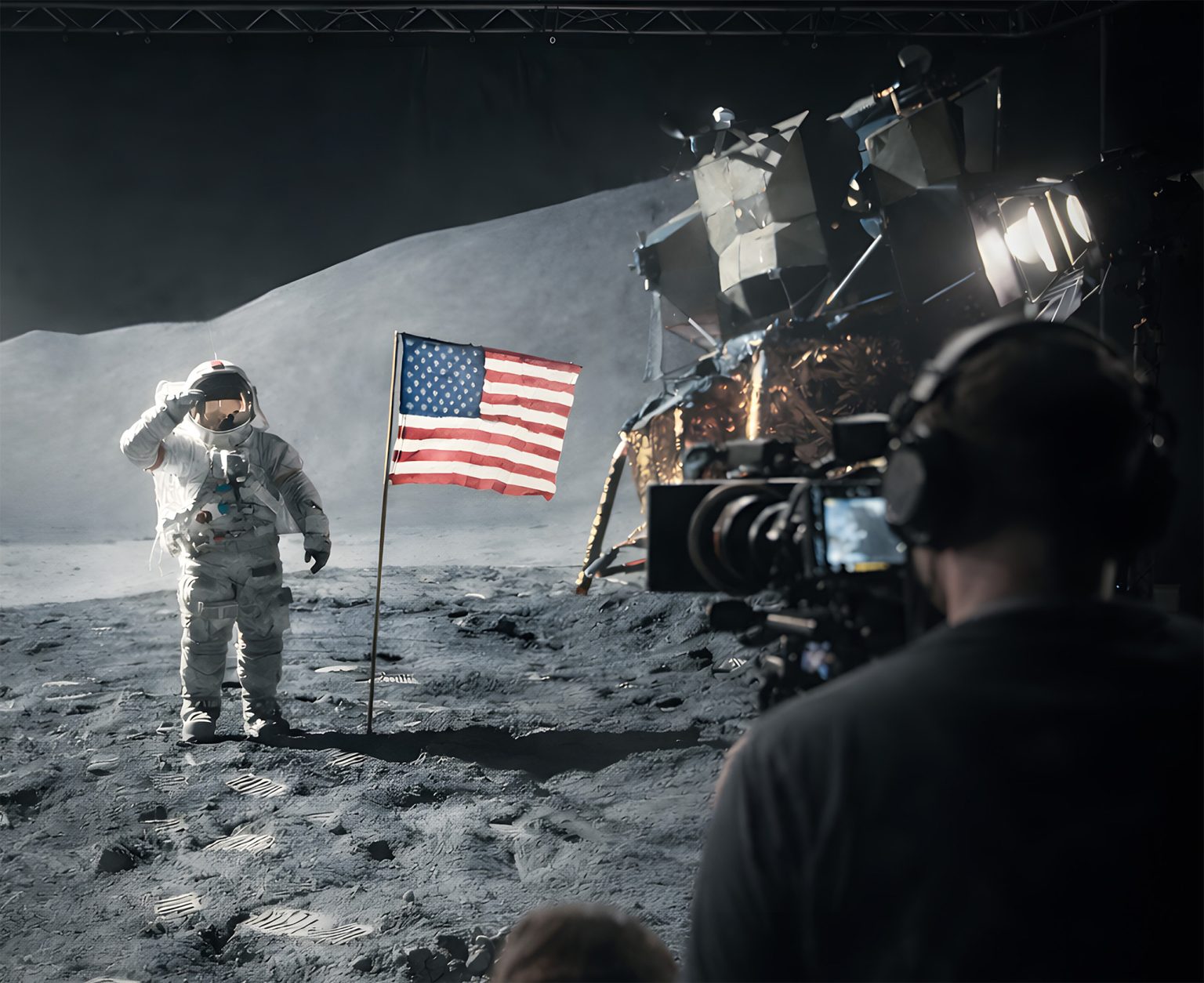 Distrust of elites, polarisation and declining confidence in institutions help conspiracy theories thrive. Photo: James B. Irwin/Space Frontiers/Archive Photos/Hulton Archive/Getty Images/AI