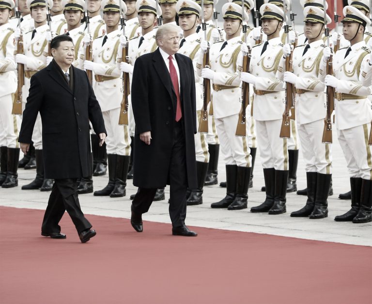 U.S. President Donald Trump and China's President Xi Jinping. Photo: Thomas Peter-Pool/Getty Images