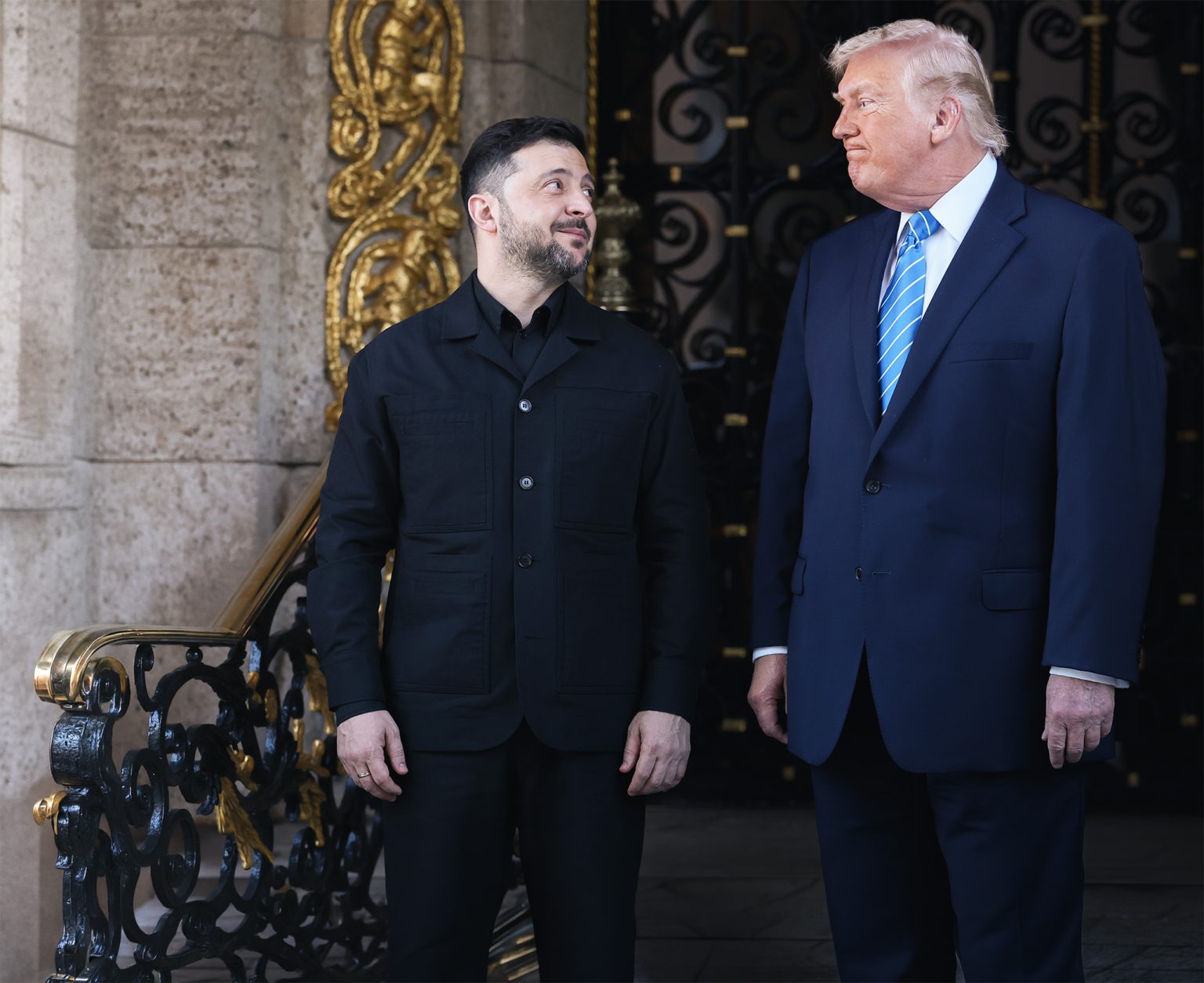 The proposal to rename part of Donbas “Donnyland” highlights the unusual ways governments seek to appeal to US influence during peace negotiations. Photo: Joe Raedle/Getty Images