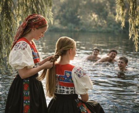 Kúpanie v potoku či česanie pod vŕbou. Veľký piatok sa niesol v znamení pôstu, mágie a povier