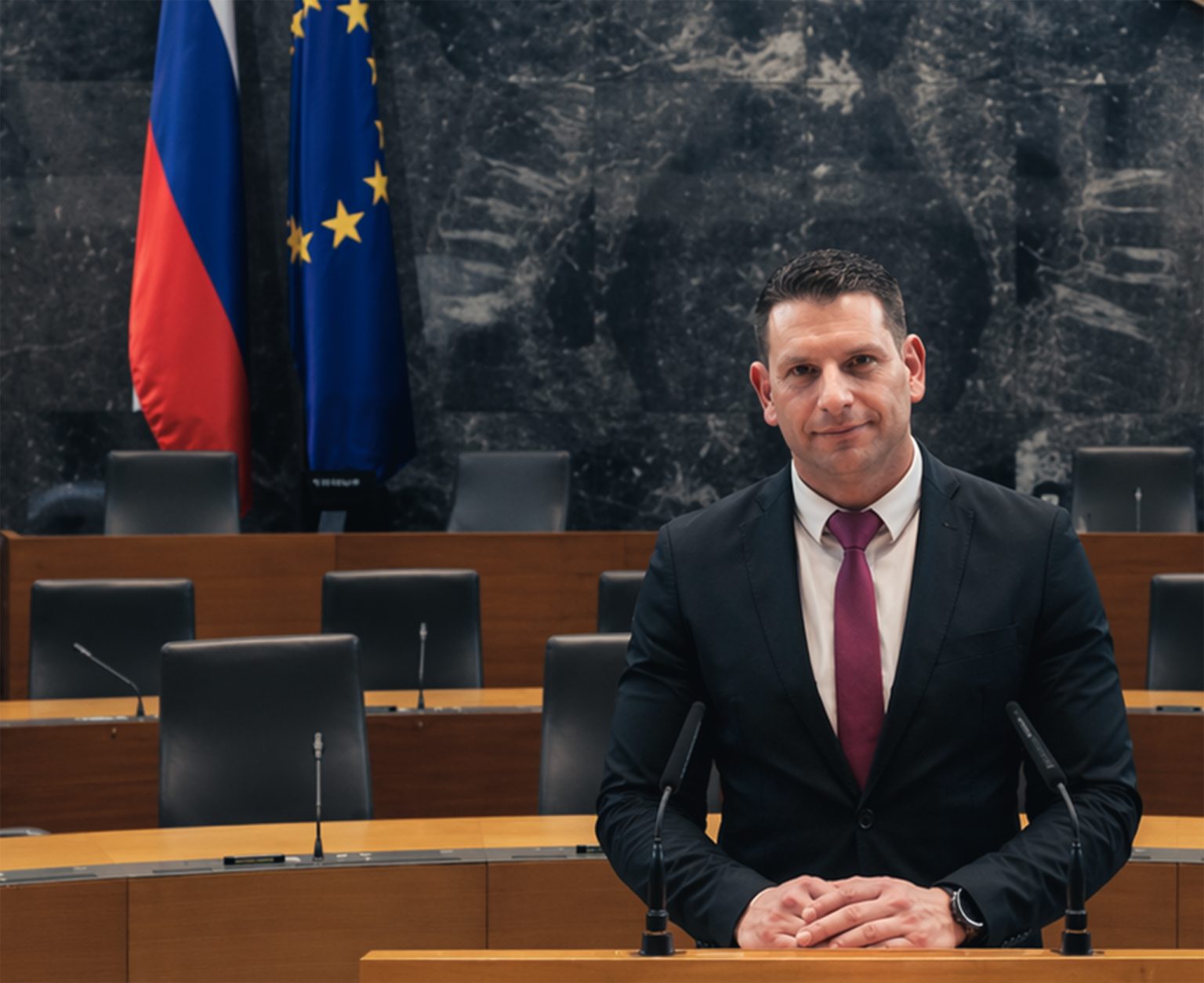 Zoran Stevanovic, speaker of Slovenia’s parliament, calls for a referendum on NATO membership, turning a fringe demand into an international issue. Photo: Samec Blaz/Delo/Profimedia