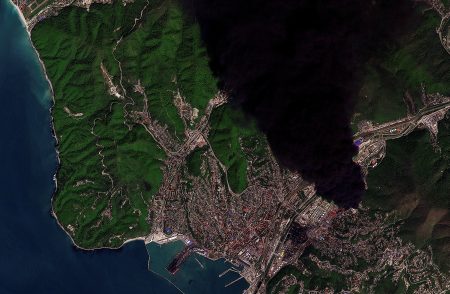 Ukrainian Drone Strikes Hit Russian Port of Tuapse