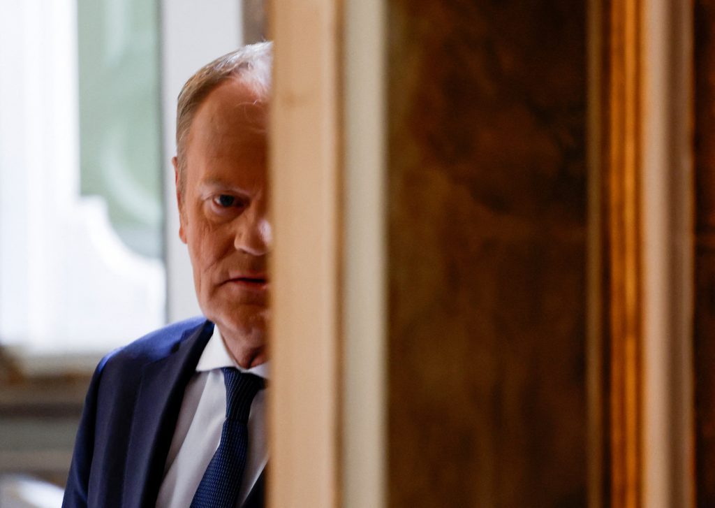 Je to otázka právneho štátu, ľudskej dôstojnosti a ľudských práv, povedal o uznávaní homosexuálnych zväzkov poľský premiér Donald Tusk. Foto: Remo Casilli REFILE/Reuters
