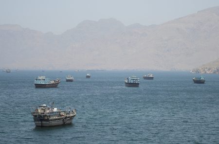 Vessels in the Strait of Hormuz. Photo: Reuters/Stringer