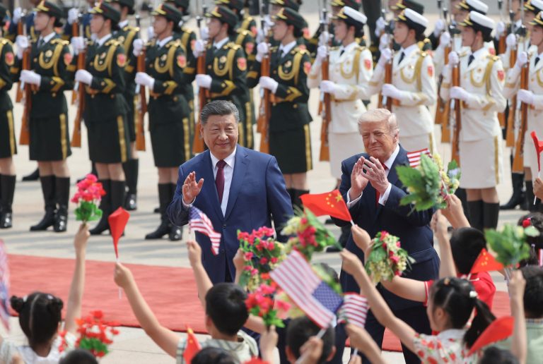 Xi Jinping and Donald Trump. Photo: cnsphoto/Reuters