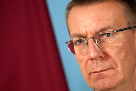 Latvian President Edgars Rinkevics.