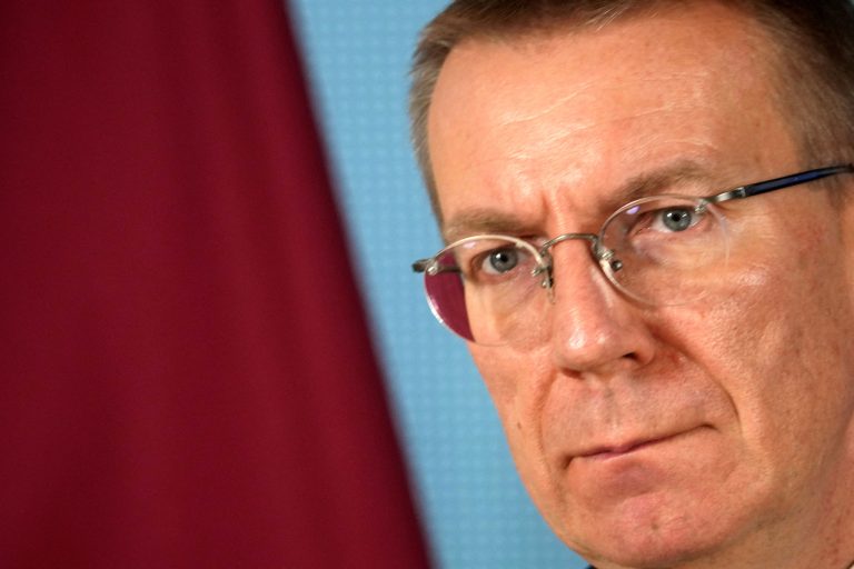 Latvian President Edgars Rinkevics.