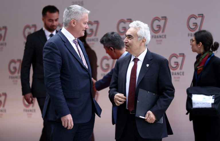 Mathias Cormann a Fatih Birol.