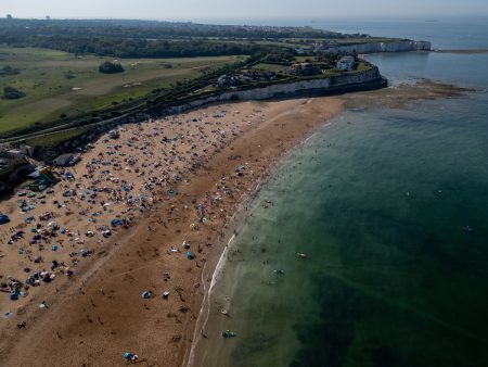 Heat dome in Broadstairs, Britain.