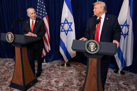 Benjamin Netanyahu and Donald Trump.