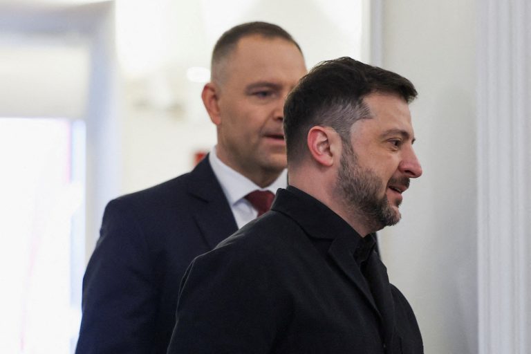 Karol Nawrocki a Volodymyr Zelenskyj.