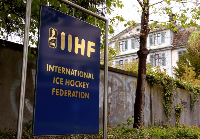 Logo Medzinárodnej hokejovej federácie.