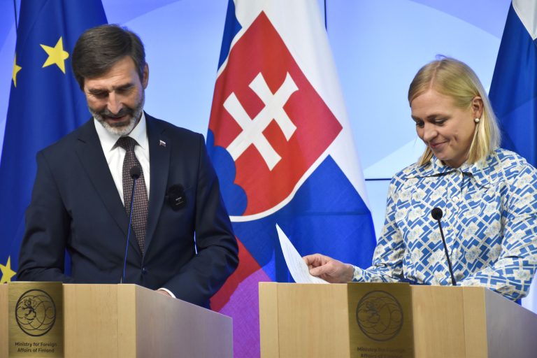 Juraj Blanár a Elina Valtonenová.