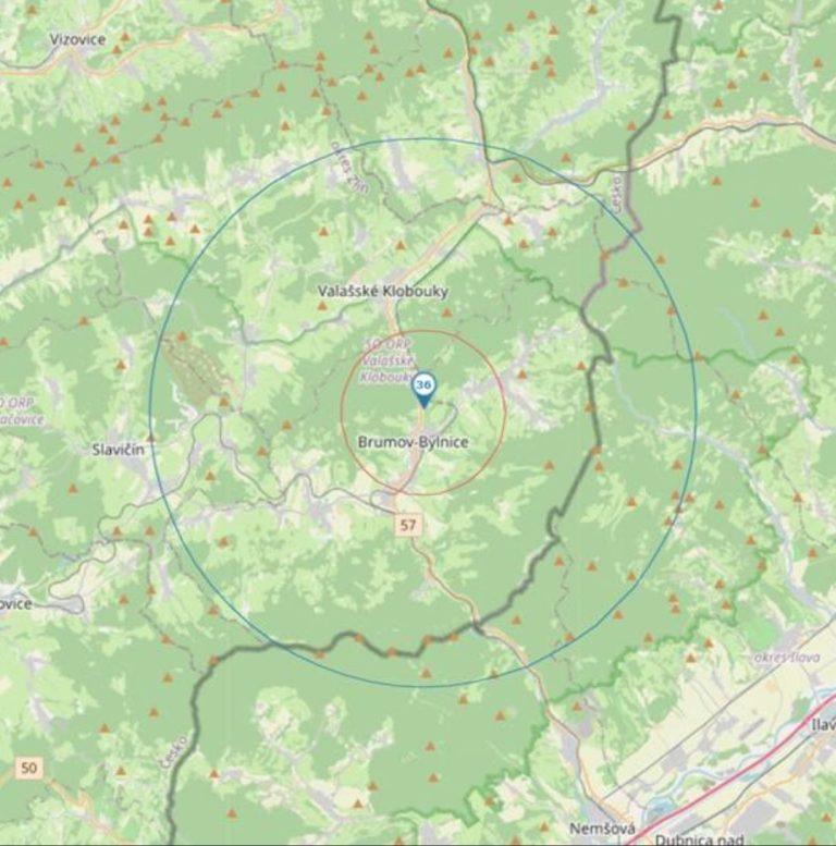 Ohnisko Newcastleskej choroby.