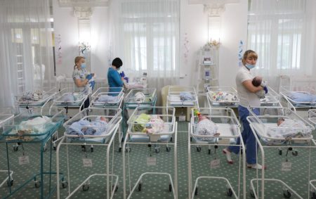 The controversial practice of surrogacy is a lucrative business in Ukraine, with legislators moving to clamp down on it. Photo: Getty Images/Sergii Kharchenko/NurPhoto