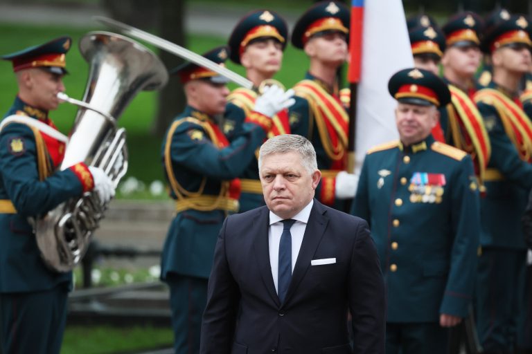 Robert Fico v Moskve.