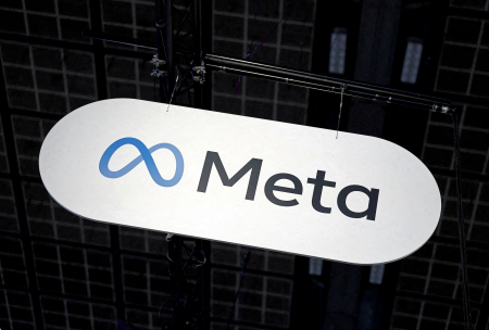 Meta's logo. Photo: Benoit Tessier/Reuters