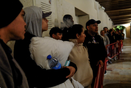 Illustrative photo of migrants.