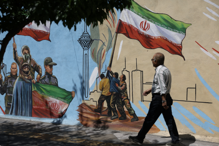 A man on the streets of Tehran. Photo: Majid Asgaripour/WANA/Reuters