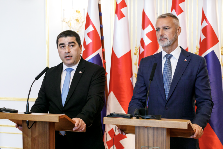 Šalva Papuašvili a Richard Raši.