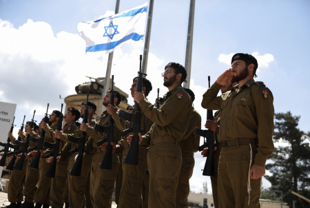 Israeli military personnel. Photo: Florion Goga/Reuters