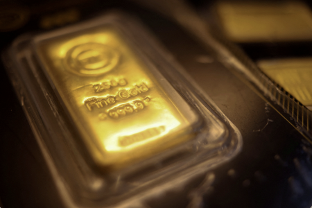 A gold bar.