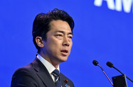 Shinjiro Koizumi, Japan\'s defence minister.