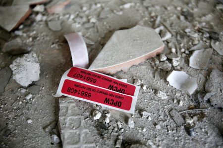 Labels of the Organisation for the Prohibition of Chemical Weapons.