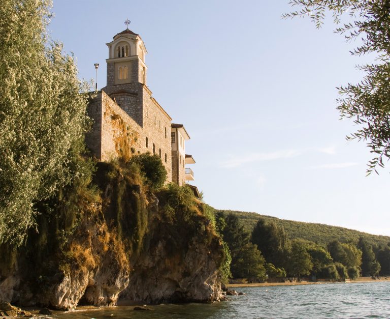 Monastery of St Naum on Lake Ohrid, North Macedonia. Photo: Giulio Andreini/UCG/Universal Images Group via Getty Images