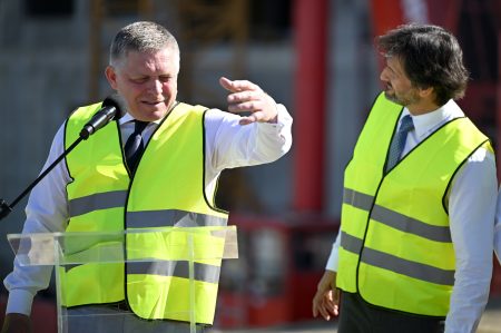 Robert Fico a Robert Kaliňák v Prešove.